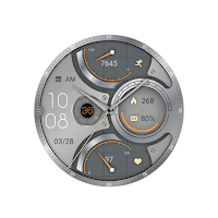 Orange Silver For Wear OS
