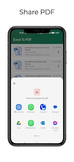 XLSX to PDF Converter Screenshot 3