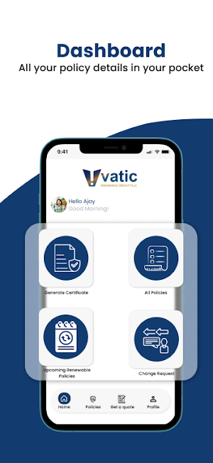 Vatic Insurance Screenshot 1