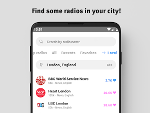 Radio player app: Radio UK Free, FM radio online Screenshot 3