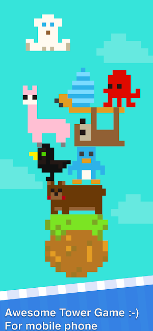 Pretty Sad Animal Tower - Easy Screenshot 0
