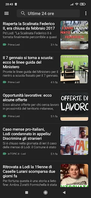 Lodi notizie Screenshot 2