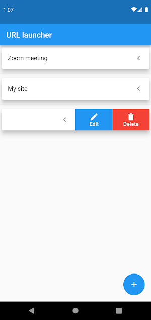URL launcher Screenshot 2