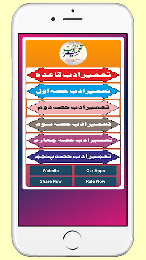 Tameer e Adab Mukammal 5 Jilden Urdu | Urdu Qayida Screenshot 0