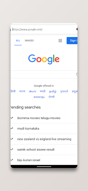 Nothing Browser Screenshot 1