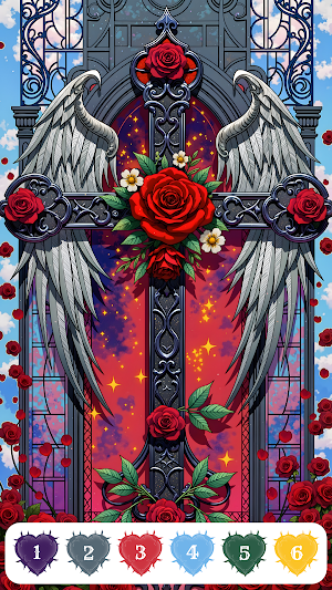 Goth Color - Paint by Numbers Screenshot 1