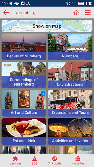 Nuremberg city guide Screenshot 1