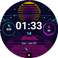 Synthwave Watch Face
