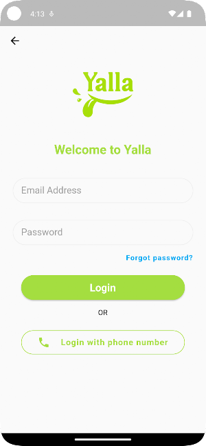 Yalla Delivery Screenshot 1