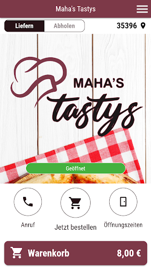 Maha‘s Tastys Screenshot 0