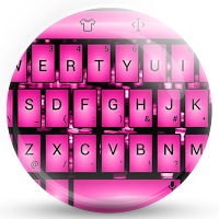 Keyboard Theme Led Pink