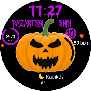 Halloween Pumpkin Watchface Screenshot 3