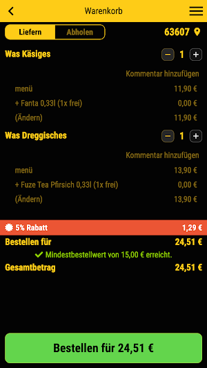 Was willst’n Screenshot 2