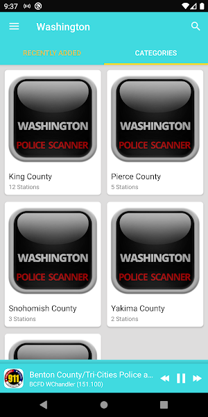 Washington police, fire and EMS radios Screenshot 2
