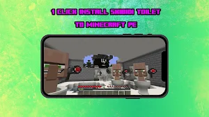 Skibidi Toilet Minecraft Mod Screenshot 3