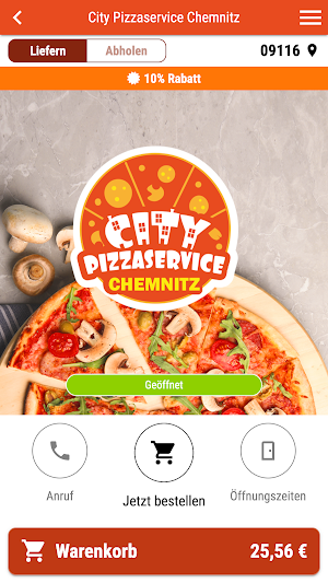 City Pizzaservice Chemnitz Screenshot 0