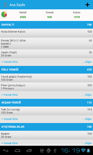 Kalori Takibi Screenshot 0