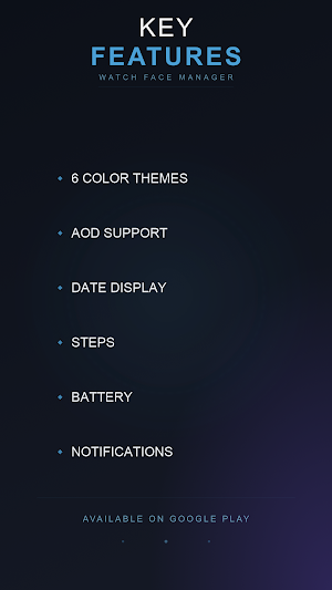 Amber Ridge Watch Face Screenshot 2