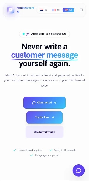 ReplyMate AI – Smart Replies Screenshot 0