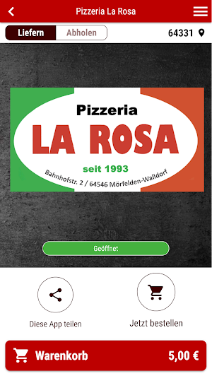 Pizzeria La Rosa Screenshot 0
