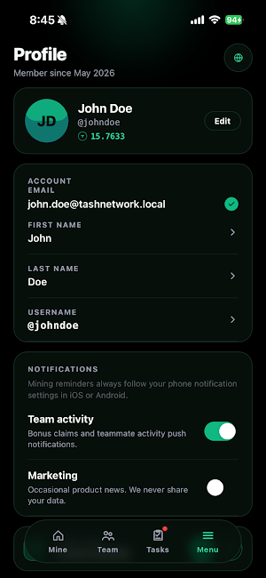 TASH Network screenshot 4