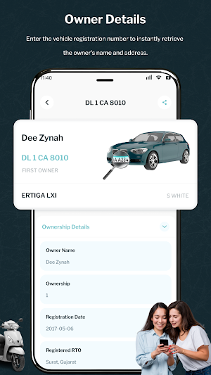 RTO Vehicle Information app Screenshot 1