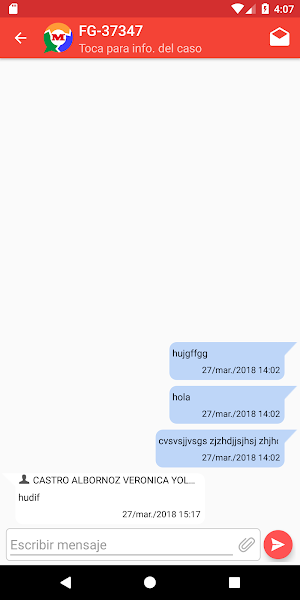 Flux Mensajería Screenshot 2