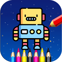 Robot Coloring Book