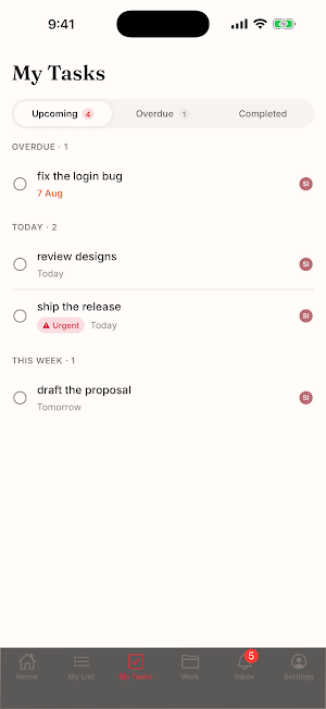 TaskMaster Screenshot 2