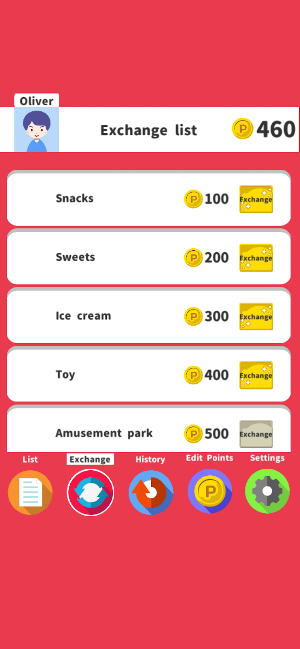 FamiPoi:Kids’ Help with Points Screenshot 1