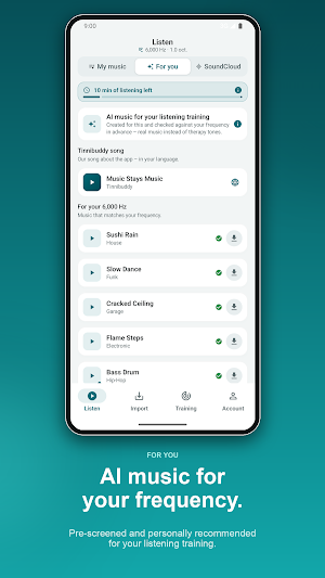 Tinnibuddy Tinnitus App Screenshot 1