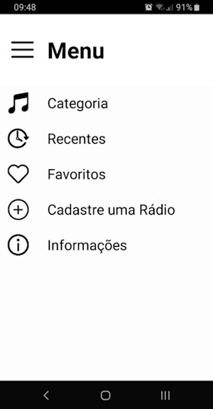 Omega Rádios Screenshot 1
