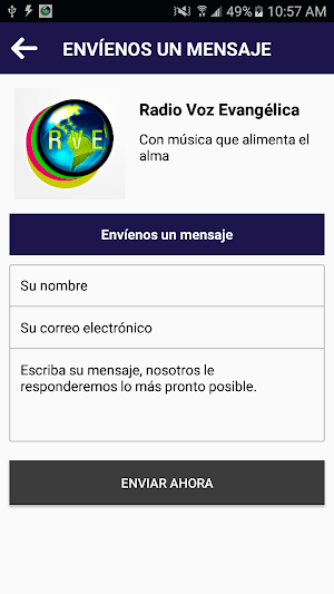 Radio Voz Evangélica Screenshot 2