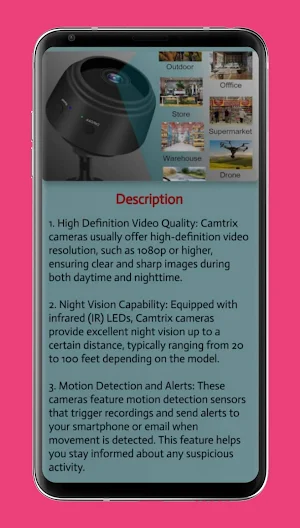 camtrix security camera guide Screenshot 2