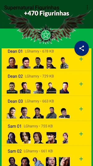 SPN Figurinhas para WhatsApp Screenshot 1