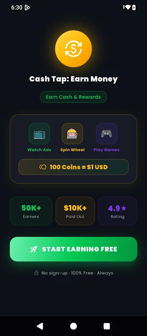 Cash Tap: Earn Money Screenshot 0