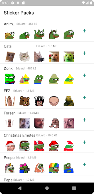 7TV Emotes for WhatsApp Screenshot 0