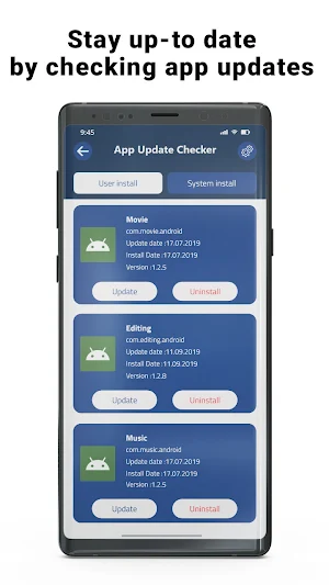 App Update Checker Screenshot 1