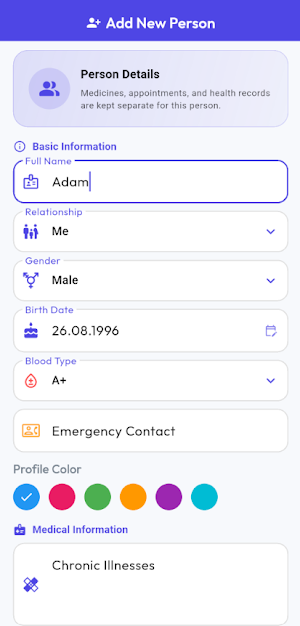 Medora: Pill & Vitals Tracker Screenshot 1
