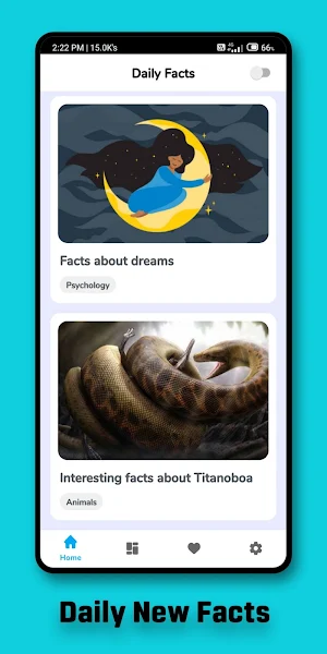 Daily Facts Screenshot 1