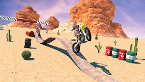 Bike Ramp Stunt Racing Master Screenshot 0