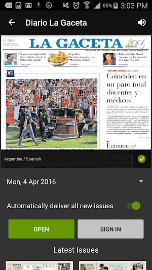 La Gaceta Screenshot 2