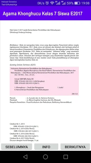 Agama Khonghucu Kelas 7 Siswa E2017 Screenshot 1