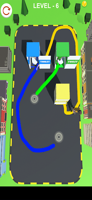 Toilet Rush Draw Puzzle Run 2 Screenshot 2