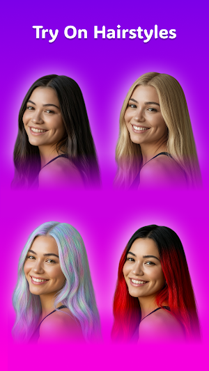 Women Hairstyle Changer Screenshot 1