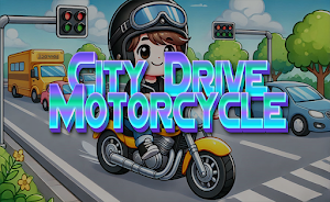 City Drive Motorcycle Game Screenshot 0