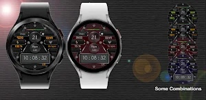 Carbon2021 Watch Face Wear OS Screenshot 1