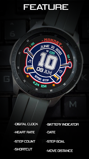 Baseball Watchface Screenshot 0