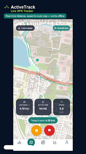 ActiveTrack: GPS Run Tracker Screenshot 1
