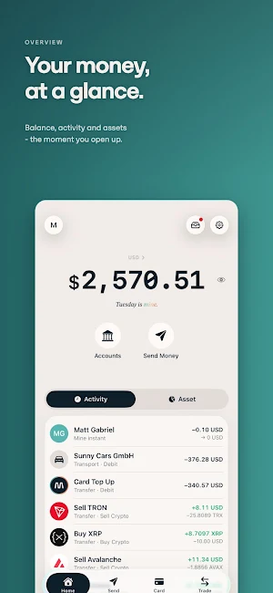 MINE: Your Money, Anywhere Screenshot 1